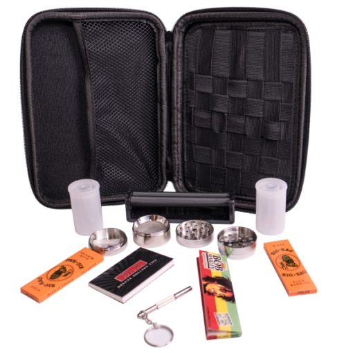Perfect Pregame Stoner Kit with Rolling Machine